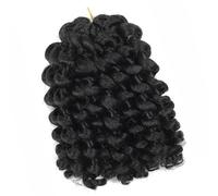 16strands Curls African Twisted Braid Synthetic Hair Wigs Natural Curly Hairpiece