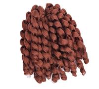 16strands Curls African Twisted Braid Synthetic Hair Wigs Natural Curly Hairpiece
