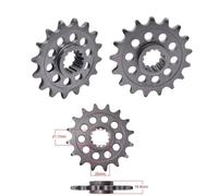 16T 17 Tooth Motorcycle Sprocket JO520 Compatible With 700CC 750CC Models Including NSS750 750 X-Adv NC700 NC750 CT700 CTX700 750 Adv Fits 16 Tooth 17T Drive Systems(520-17T)