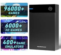 16TB Retro 6in1 Hard Drive 102k Classics 3D, Compatible with 410+ Emulators, Portable Game Hard Drive, Premium Vented Enclosure USB 3.1, Compatible with Win 7/8/10/11