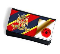 16th 5th Queens Royal Lancers Tobacco Pouch Military Rolling Cigarette Baccy Case British Army Wallet Smoking Fathers Day Dad Birthday Gift TRP61