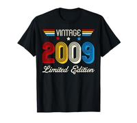 16th Birthday Boy Girl 16 Years Old Vintage 2009 T-Shirt
