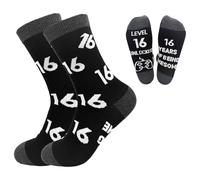 16th Birthday Gifts for Boys - Funny Gamer Socks Game Lovers 16 year old Gift,Gaming Socks Cool Birthday Keepsake Present for Son Grandson Age 16