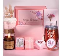 16th Birthday Gifts for Girls, Gifts for 16 Year Old Girls, Sweet 16th Birthday Hampers Presents, 16 th Birth day Gift Basket Ideas for Her Best Friend, Daughter, Niece, Sister, Granddaughter, Bestie