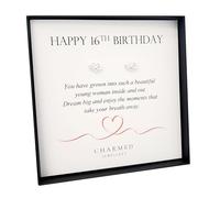 16th Birthday Infinity Heart Stud Earrings 925 Sterling Silver | Jewellery Gift for Girls & Teens | Sweet 16 Birthday Present | by Charmed Jewellery