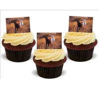 16th Birthday Sweet 16 Trio Mix- 12 Edible Stand Up Premium Wafer Card Cake Toppers Decorations