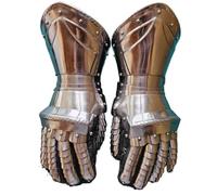 16th Century European Plate Armour Gauntlets, Articulated Finger Steel Mittens, Wearable Medieval Knight Gloves for Re-enactment & Display(C)