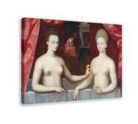 16th Century Nude Painting Gabrielle D'estrees Mistress of Henry IV of France Canvas Art Poster And Wall Art Picture Print Modern Family Bedroom Decor