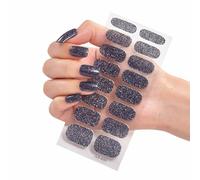 16Tips/sheet Full Cover Nail Stickers Adhesive Nail Art Decorations Manicure Environmental For Women Full Stickers