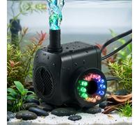 16W Electric Water Feature Pump, Garden Fountain And Pond Pump With Uk Plug For Outdoor Use