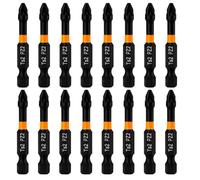 16x 50mm PZ2 Impact Duty Screwdriver Drill Driver Bits Sets for Dewalt