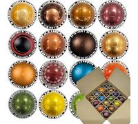 16x Coffee Capsules Pod for Vertuo Machines | Taster Set with Biscuits, Chocolate, Sugar or Milk in Gift Box (230ml Mug Selection)