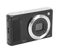 16x Digital Zoom, 48MP Digital Camera with 4K Ultra HD Recording, Autofocus Small Camera for Vlogging, Dual Camera Point and Shoot with Microphone, 2.8inch IPS Screen, (Black)