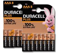 16x DURACELL AAA PLUS Batteries Power LR03 MN2400 1.5V Alkaline EXPIRY 03/2032
