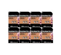 16X Duracell LR44 A76 V13GA 76A (8 Blister Packs of 2 Batteries) 16 Batteries