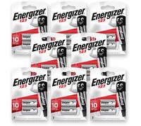 16x ENERGIZER 123 CR123 Batteries DL123 3V Lithium Photo Camera EXPIRY 12/2035