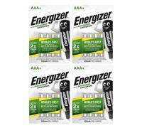 16x Energizer Recharge Universal AAA 500mAh NiMH Batteries HR03 1.2V