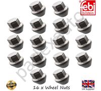 16x Febi 46674 Alloy Wheel Nuts 31329645 For Volvo C30 S40 V40 V50 Ford Kuga