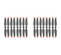 16x for DJI Mavic Air 2/2S Low-Noise Props Propellers 7238 Props Blade Foldable Quick Release Propeller Black & orange
