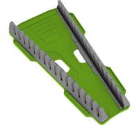 16X Reversible Spanner Green Sharks Teeth Tool Rack - Drawer Mount Management