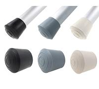 16x Rubber Furniture Feet Ferrule Caps Stoppers - Many Sizes & Colours Available - Ideal for Tables & Chairs - by Lifeswonderful (10mm, Grey)