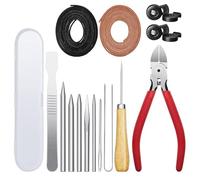 16x/set Baseball Glove Knitting Leash Tool Care Leather Strips