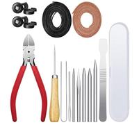 16x/Set Baseball Glove Relacing Kits Softball Mitts Baseball Care Kits Leather Laces Lacing Tool