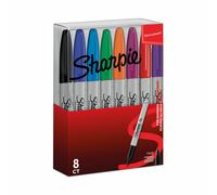 Sharpie Fine Point Permanent Marker Pens Bold Lines Vibrant Colours - Pack of 24