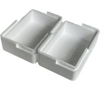 16x THERMO INSULATION POLYSTYRENE BOXES 183 x 128 x 144 WALL THICKNESS 15mm FOR FOOD FISH REPTILES WORMS MEDICATION PERISHABLE GIFT GOODS ITEMS COOL OR WARM TEMPERATURE PACKAGING RESTAURANT