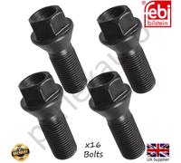 16x Wheel Nut Stud Bolt M14 X 1.25 For BMW 36136890324 36136774896 36136781151