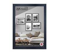 16X12 Black Modern Step Picture Frame - Perfect For Posters, Photos And Wall Art - Elegant Home Decor - Ak Frames