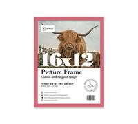 16x12 Inch Pink Photo Frame Wall Mountable Picture Frame Standard Photograph Size, 16" X 12" (41 X 31cm)