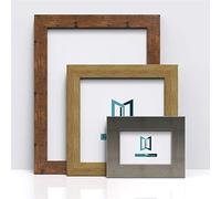 16X12 Oak Picture Frame, Cardinal Range Photo Poster Frame, Shatterproof Styrene, Portrait Landscape Wall Hanging