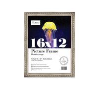 16X12 Silver Ornate Picture Frame (40.6 X 30.5Cm) Poster, Photo, Artwork, Gallery Wall Or Print