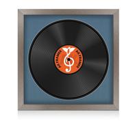 16X16" Aluminium Modern Vinyl Record Frame With Pompadour Mount For 12 Inch Lp Disc - Ak Frames