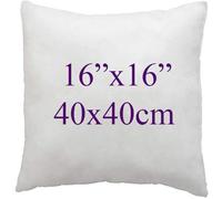 (16x16") Super Soft white Duck Feather Cushion pads Inners, Inserts, Fillers, 100% Cotton Down Proof Cover, Hypoallergenic,