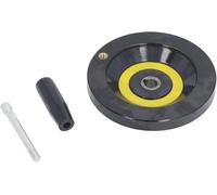 16x160mm Lathe Hand Wheel with Detachable Handle, Back Machine Tool Handwheel for Milling Grinding Machines, Engineering Plastic Handwheel with 16mm Bore. Optimized for Woodturning, Spindle Craftin...