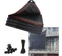 16x18 FT Black Sunblock Net 90% Shade Cloth Mesh Tarp for Greenhouse Patio Plants Vegetables & Tomatoes Create a Cool Area Outdoors