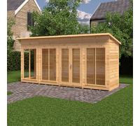 16x4 Shire Lela Pent Summerhouse