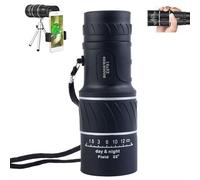 16x52 Monocular Telescope,Portable High Powered with BAK-4Prism,Waterproof Handheld Pocket Telescope for Bird Watching Hiking Travelling