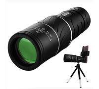 16x52 Monocular Telescope with Smartphone Adapter and Tripod - BAK4 Prism FMC Lens, for Birding Travelling Wildlife Concerts Ball Games