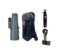 16x56 High Power Monocular Telescope Waterproof Fog Proof Adapters Monocular Scope For Hunting Bird Watching(GREEN 16X) (BLUE 16X SET)