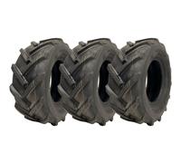 16x6.50-8 Open Centre Tyres Cleated Lug Industrial Plant Wanda P328 (Set of 3)