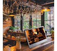 17.1 Inch Digital Picture Frame, Digital Photo Frame 1440x900 High Resolution Full IPS Display Music Video Player Calendar Alarm with Remote Control
