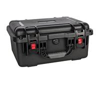 17 * 14 * 8 inch Large Waterproof Camera Case, JOYCEMALL Portable Hard Compact Shockproof Camera Protectcion Box with Customizable Inserted Foam for Drones Camera Equipments Pistols Lens Black