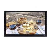 17/21.5-Inch Photo Frame Showcase Stand-Alone Version 15.6-Inch Display Wall Smart Picture Video Hd Player Advertising Player Electronic Photo Frame White Black,Black-21.5inchs