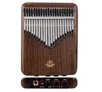 17/21 Key Kalimba Built In Pickup, External 6.5 Professional Speaker Jack, Headphone & Recording Jack, Electric Thumb Piano Keyboard Instrument for Music Composition(21Key)