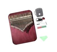 17 21 Key Purple Heart Wood Kalimba Professional Beginner Set With Case Kalimba Musical Instruments(21 key)