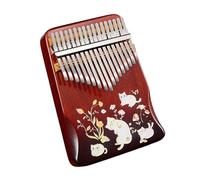 17 21 Note Kalimba Beginner/Adult Fingerstyle With Colored Ribbon Pattern Kalimba Musical Instruments(2)
