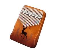 17 21 Tone Kalimba A Colorful Patterned Fingerstyle Instrument Suitable For Beginners(10)